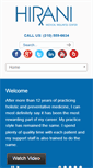 Mobile Screenshot of drhirani.com